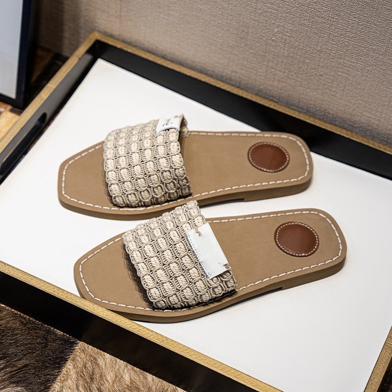 Designer Famous brand Luxury slippers Casual indoor custom ladies slippers high quality