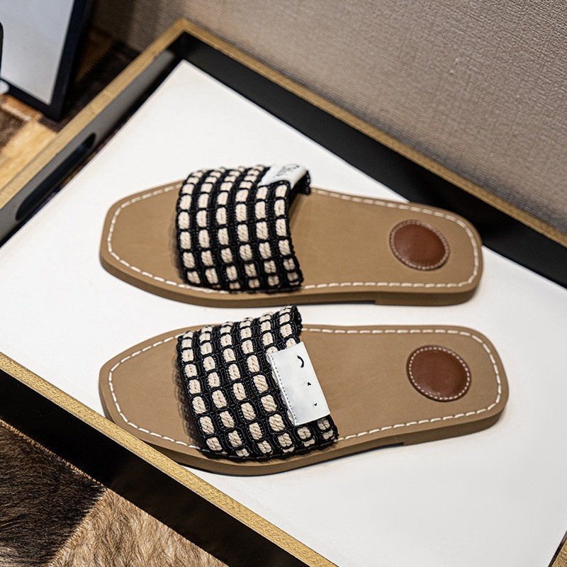 Designer Famous brand Luxury slippers Casual indoor custom ladies slippers high quality