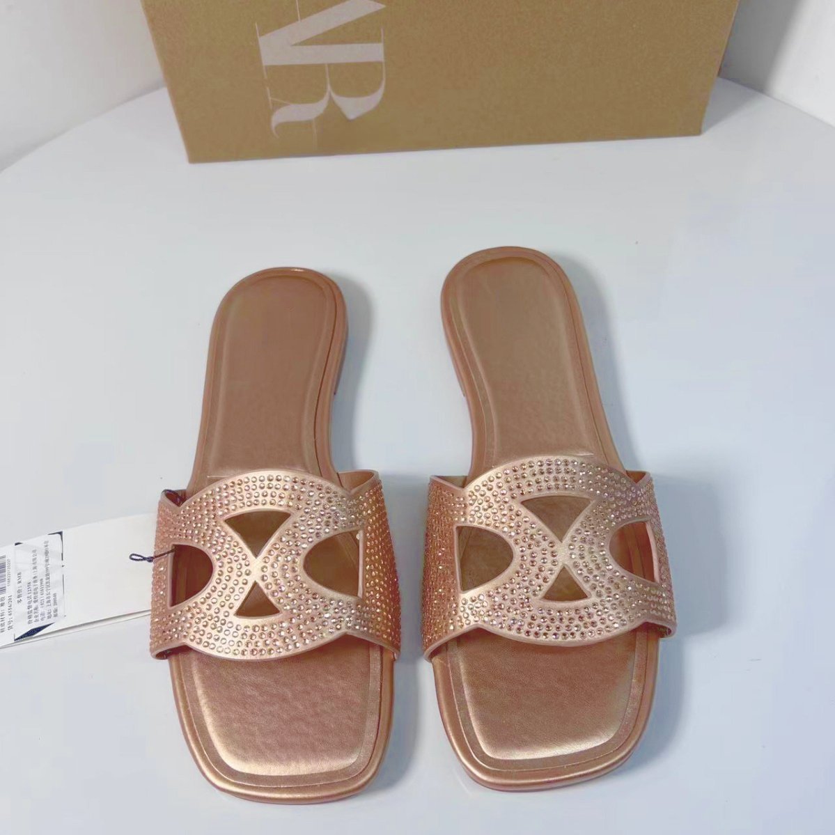 Womens Flat Bottom Slippers Ladies Sandals Outdoor Womens Slide Slippers Summer Female Slippers ZA luxury designer shoes women
