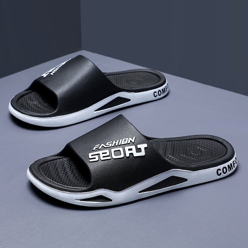 2024 Men's Winter Sports Slippers with Durable Thick Sole Soft Foot Treading Feeling Anti-Slip New Type for Outdoor Outwear