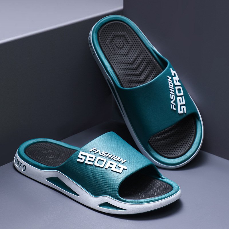 2024 Men's Winter Sports Slippers with Durable Thick Sole Soft Foot Treading Feeling Anti-Slip New Type for Outdoor Outwear
