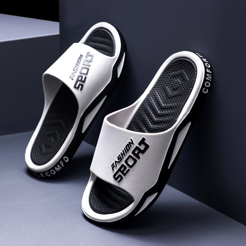 2024 Men's Winter Sports Slippers with Durable Thick Sole Soft Foot Treading Feeling Anti-Slip New Type for Outdoor Outwear
