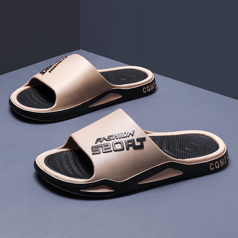 2024 Men's Winter Sports Slippers with Durable Thick Sole Soft Foot Treading Feeling Anti-Slip New Type for Outdoor Outwear