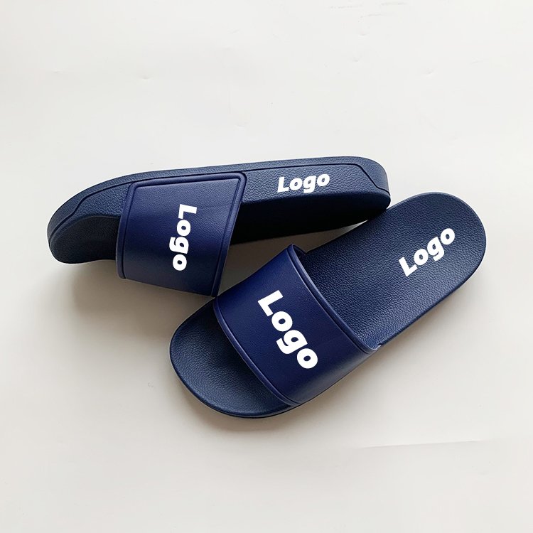 Personalized Ladies Slide Slippers Hotel Bathroom Slipper Custom Design South Africa PVC Slide Slippers