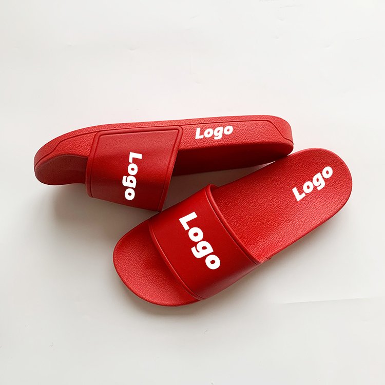 Personalized Ladies Slide Slippers Hotel Bathroom Slipper Custom Design South Africa PVC Slide Slippers
