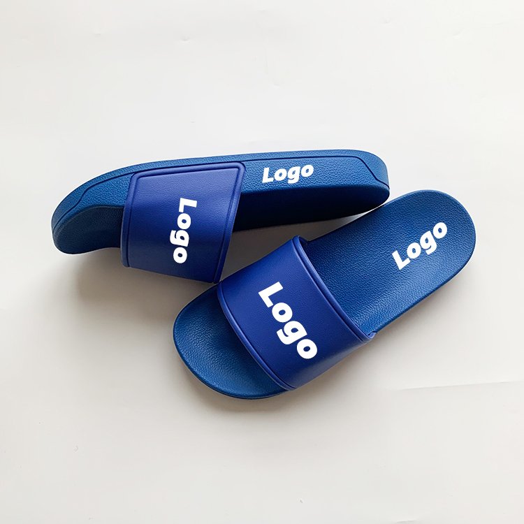 Personalized Ladies Slide Slippers Hotel Bathroom Slipper Custom Design South Africa PVC Slide Slippers