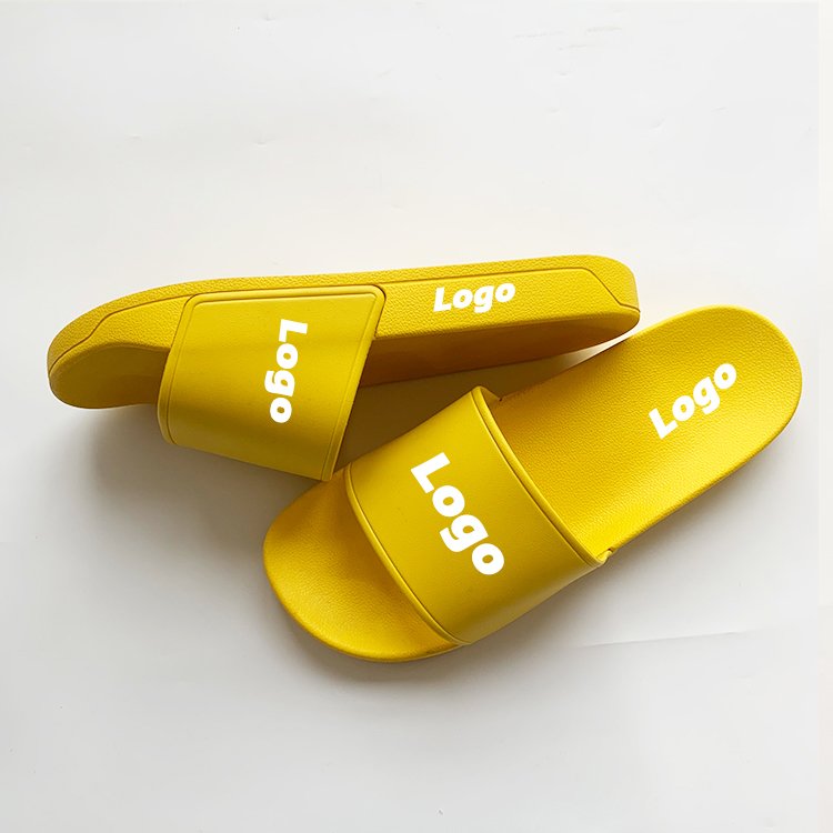 Personalized Ladies Slide Slippers Hotel Bathroom Slipper Custom Design South Africa PVC Slide Slippers
