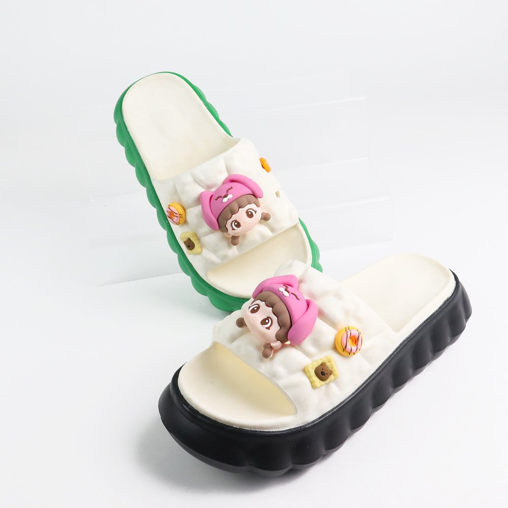 2024 New Model Womens Heels Shoes High Quality Chaussure Femme Mode Slide Slipper