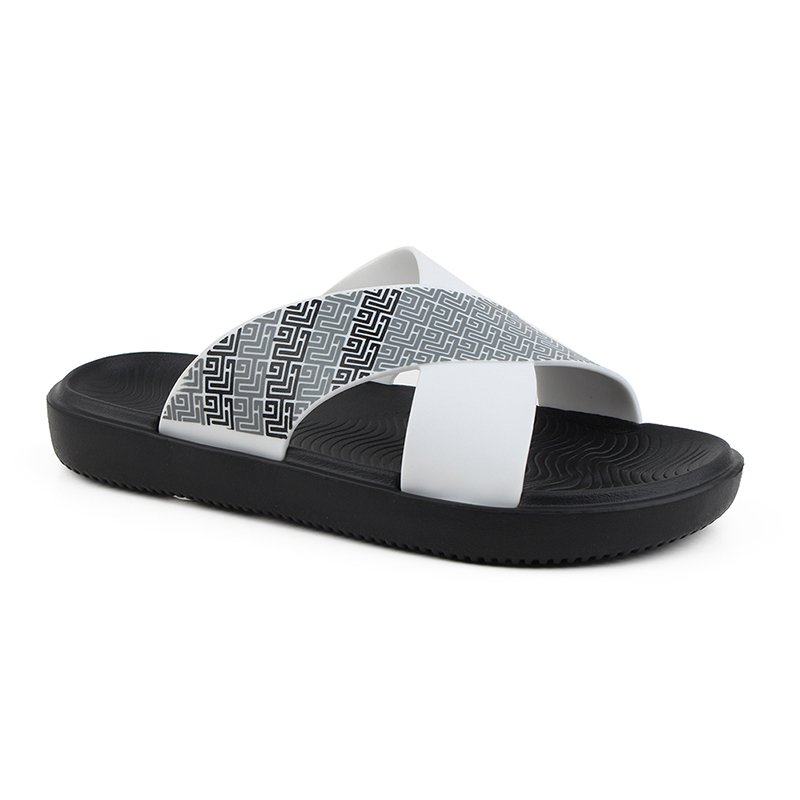 Wholesale Cross Strap Slides Slippers Comfortable Lightweight Thick Sole Slides Sandals For Men Custom Slides Slippers For Men