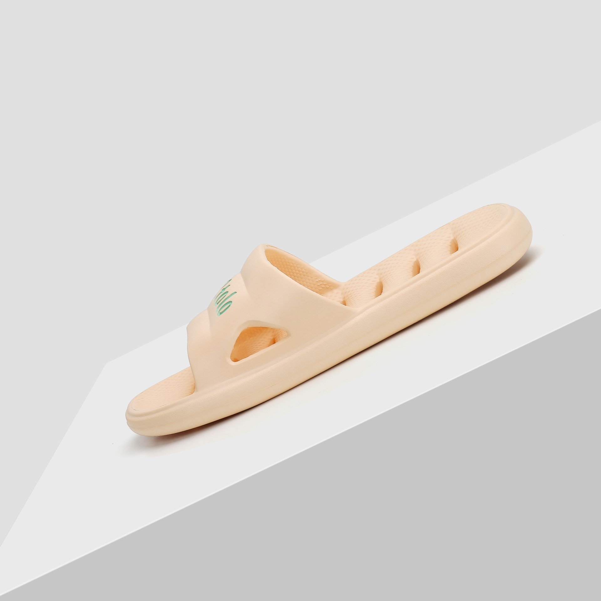 Custom Beach Slides Sandals Unisex Indoor Bathroom Shower Drain Holes EVA Blank Slippers Men Custom Logo