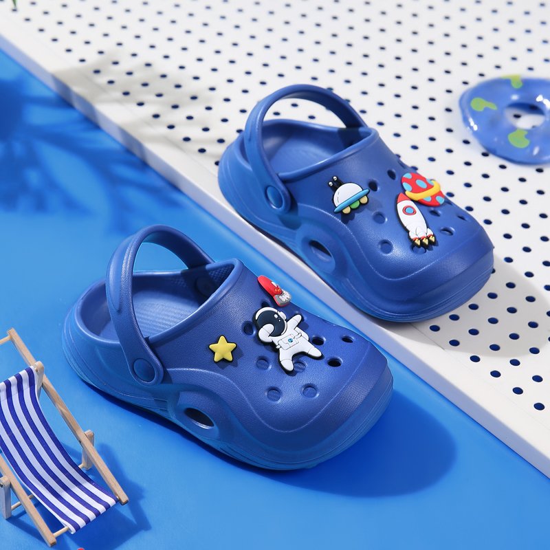Little Kids Clogs Cute Boys Girls Non-Slip Breathable Slides Sandals Children Lightweight Slip-on Garden Clogs Toddlers