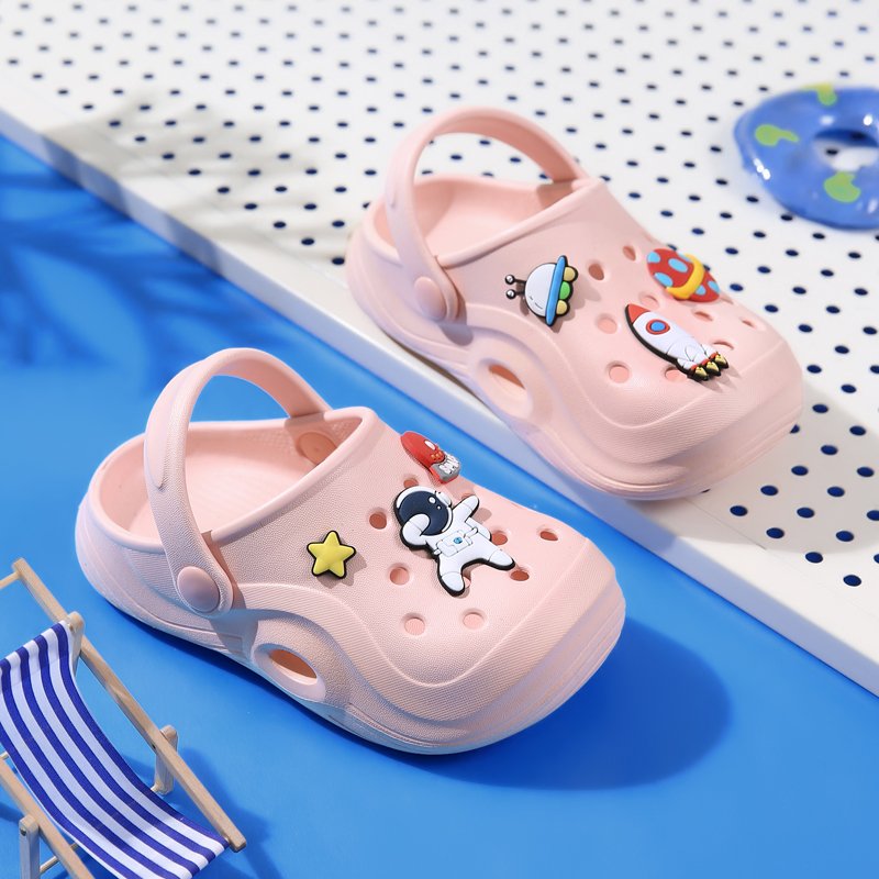 Little Kids Clogs Cute Boys Girls Non-Slip Breathable Slides Sandals Children Lightweight Slip-on Garden Clogs Toddlers