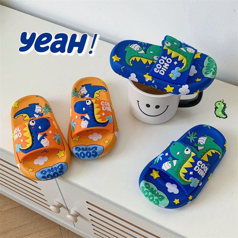 Children's Sandals and Slippers Outdoor Indoor Slides Footwear Bath Soft Bathroom Boy Girls Slippers PVC Summer EVA Customized