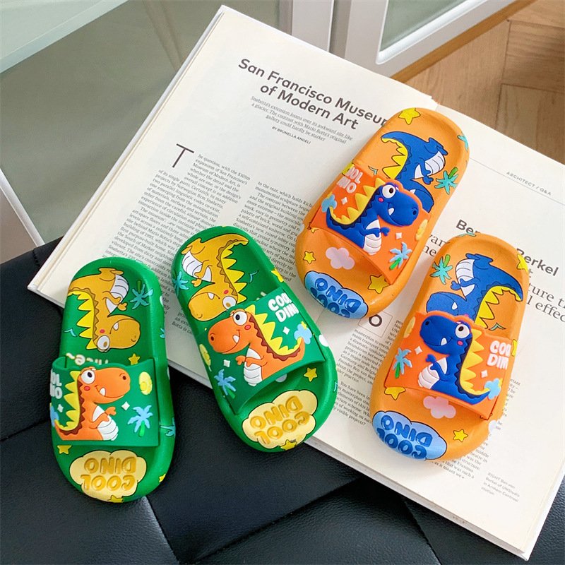 Children's Sandals and Slippers Outdoor Indoor Slides Footwear Bath Soft Bathroom Boy Girls Slippers PVC Summer EVA Customized