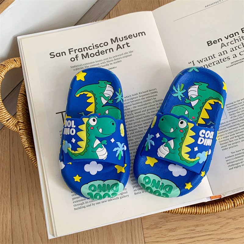 Children's Sandals and Slippers Outdoor Indoor Slides Footwear Bath Soft Bathroom Boy Girls Slippers PVC Summer EVA Customized
