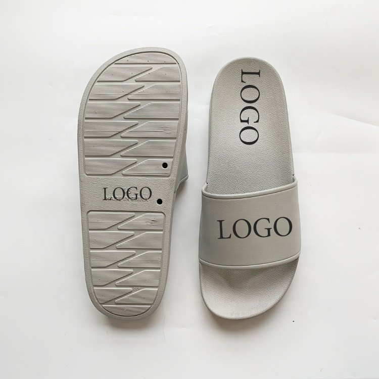 New Designer Custom 3D rubber straps Embossed Beach Flip Flop Men Slides Slippers With Logo