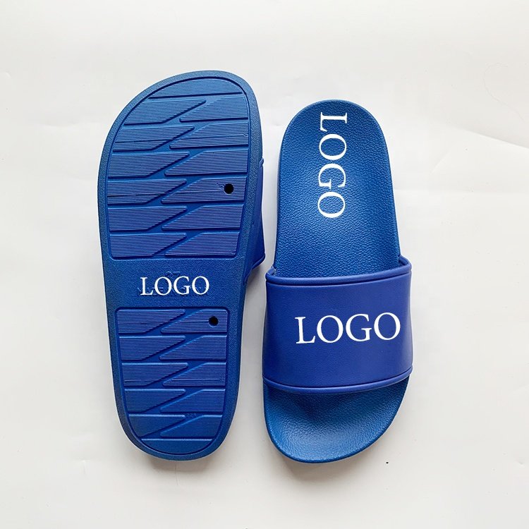 New Designer Custom 3D rubber straps Embossed Beach Flip Flop Men Slides Slippers With Logo