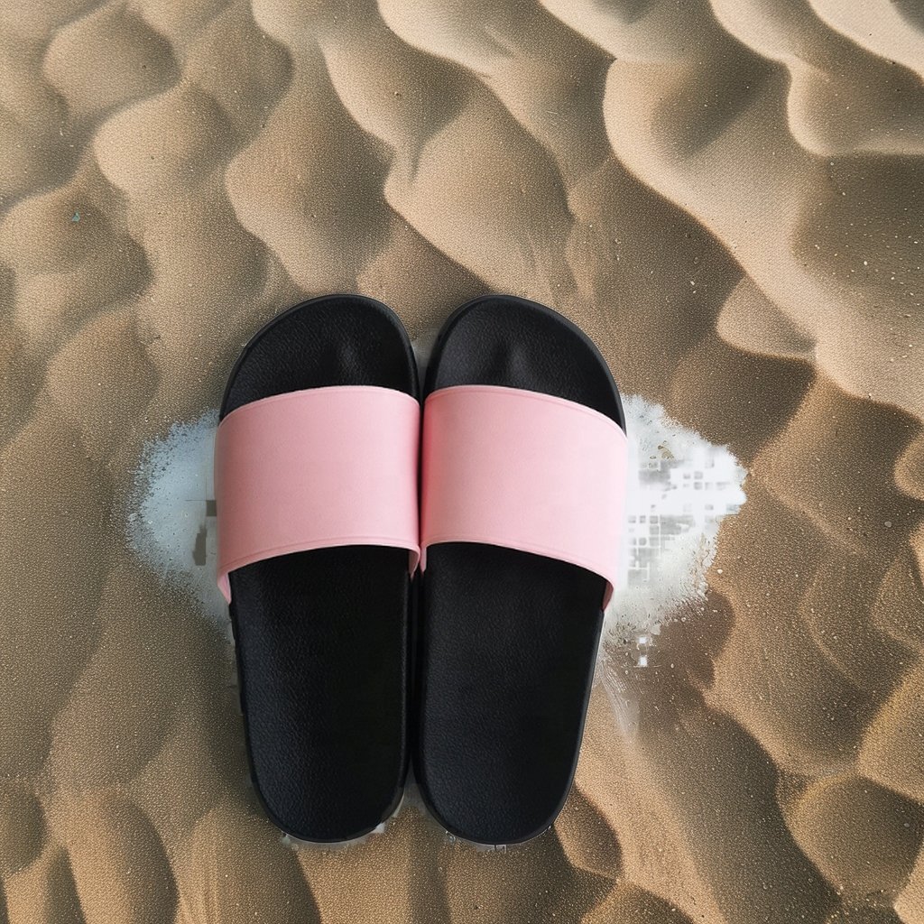 Unisex Solid Printed PVC Slippers Customized Brand Black Slides Footwear Waterproof Summer Sandals Men Cheap Wholesale Blank ODM