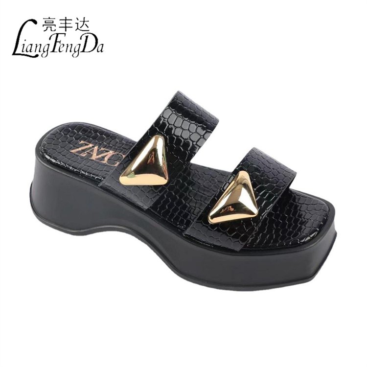 designer sandals Manufacturer Custom Sexy Platform Summer Slides Footwear Women's Slippers Customized Platform Sandals Female In Best Material