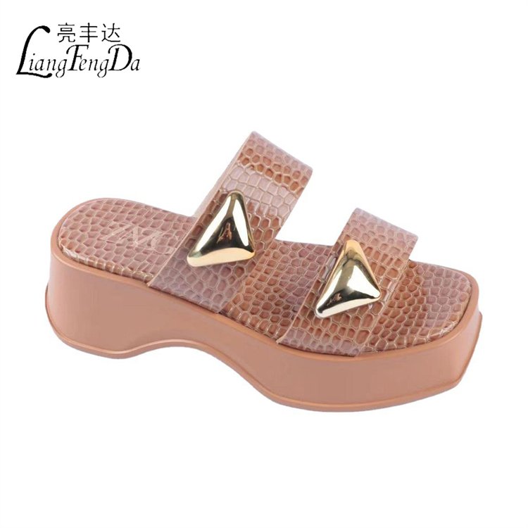 designer sandals Manufacturer Custom Sexy Platform Summer Slides Footwear Women's Slippers Customized Platform Sandals Female In Best Material