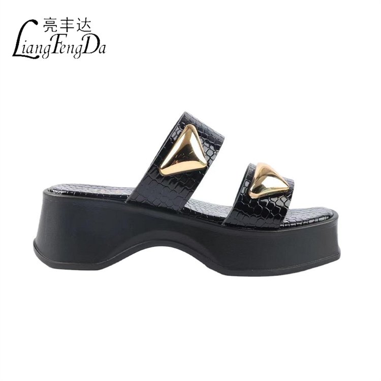 designer sandals Manufacturer Custom Sexy Platform Summer Slides Footwear Women's Slippers Customized Platform Sandals Female In Best Material