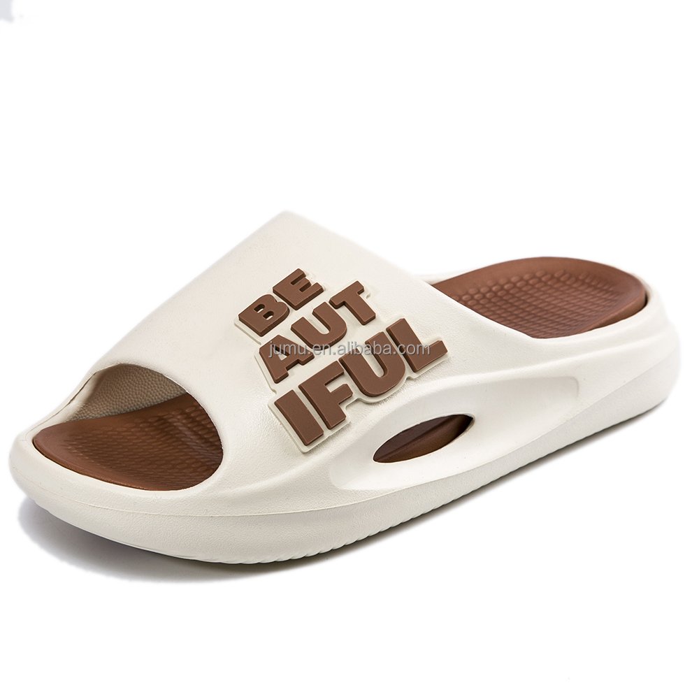 M9088 Summer Casual Men's Slippers Slides Beach Slides Outdoor Elevated Thick Sole Bottom Platform Open Toe Sandals