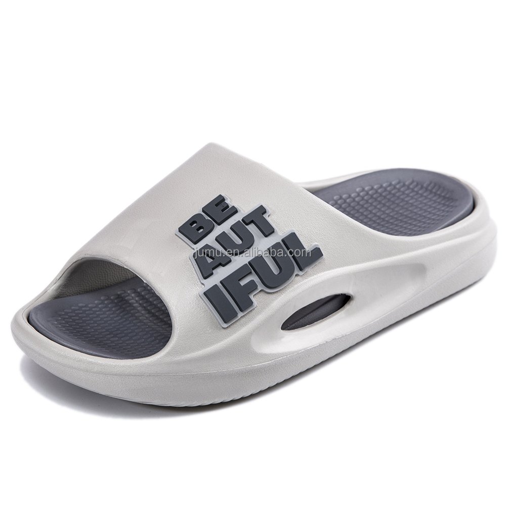 M9088 Summer Casual Men's Slippers Slides Beach Slides Outdoor Elevated Thick Sole Bottom Platform Open Toe Sandals