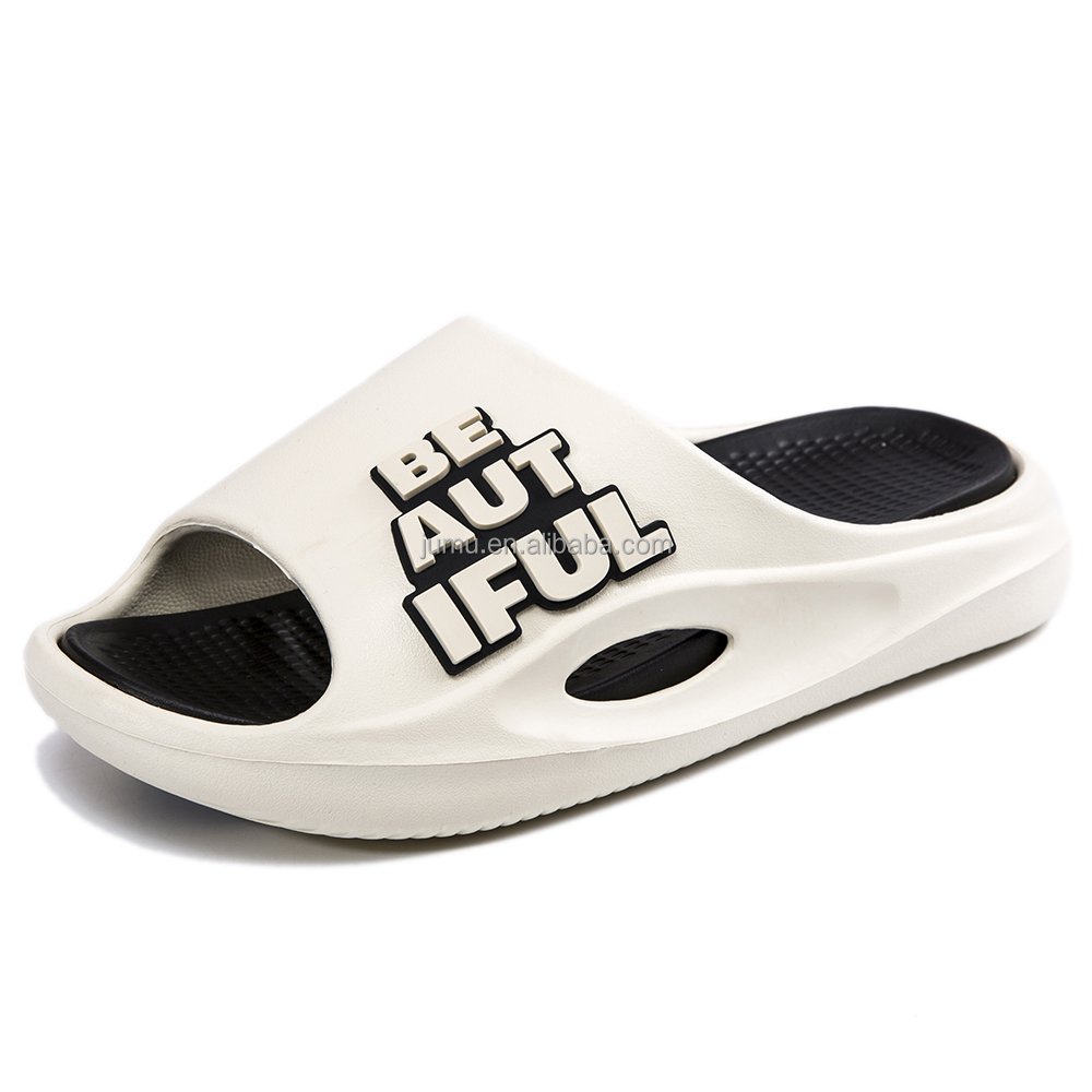 M9088 Summer Casual Men's Slippers Slides Beach Slides Outdoor Elevated Thick Sole Bottom Platform Open Toe Sandals