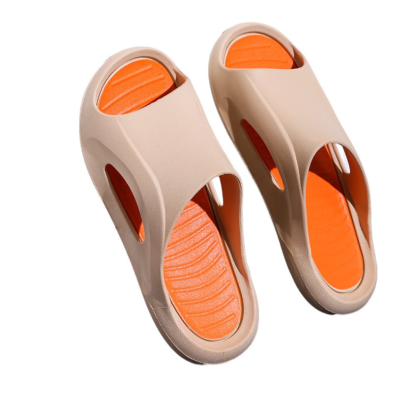 Men's and Women's Summer Slip-On Slippers Soft Bottom Bath Deodorant with Non-Slip Feature for Home and Outdoors