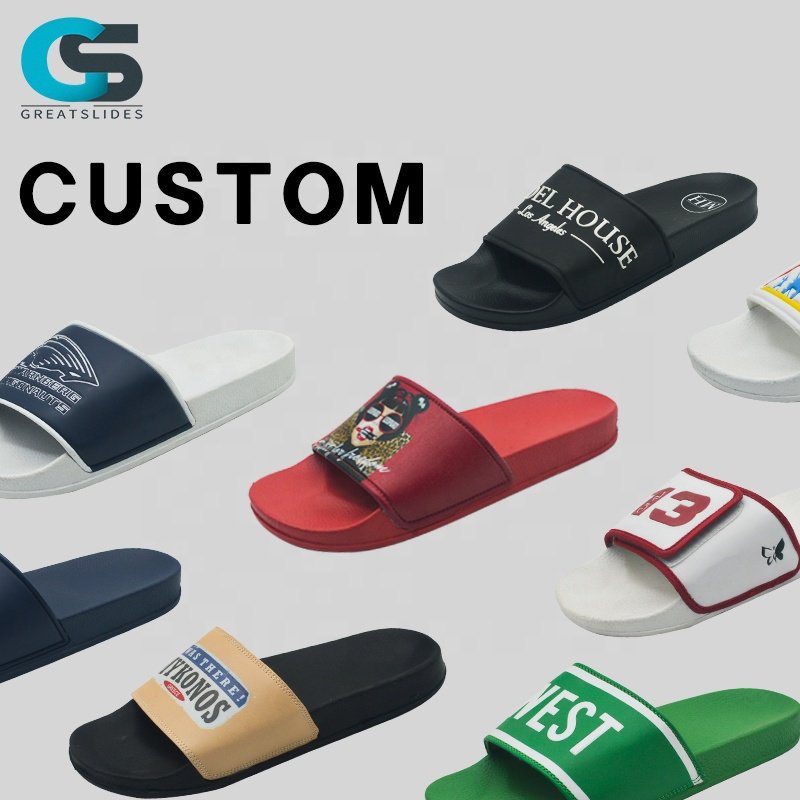 Greatslides Personalised Slipper Custom Slides Footwear For Man,Custom Slide Sandals High Quality,Customizable Men Slides Custom