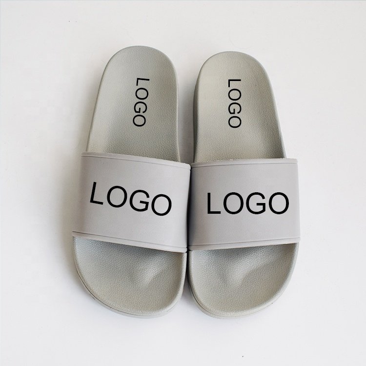 OEM Custom Black Slides Footwear Sandal PVC,Custom Logo Slippers Men Plain Blank Slide Sandal,Slippers Custom Logo Slide