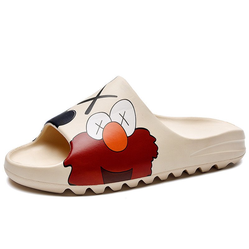 Custom Fashion Print Men's Slides Outdoor Slippers Graffiti Sandals