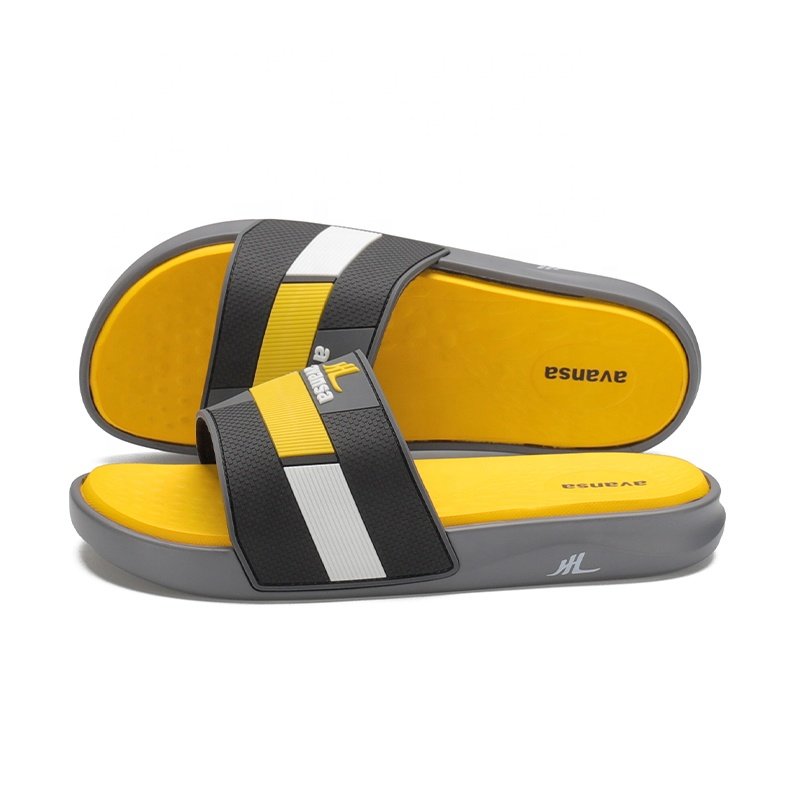 Xsheng Sports Slippers Arch Support Slides Slippers Soft Foam Inside Sports Light Weight Anti-Sliding Slipper For Bathroom