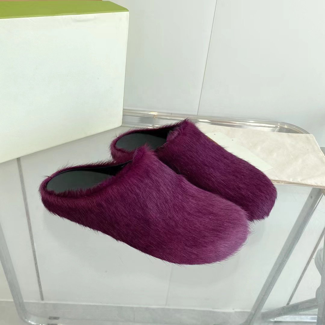 Winter Designer Shoes Women Fur Slides Slippers Fluffy men Designer Furry Plush Slipper