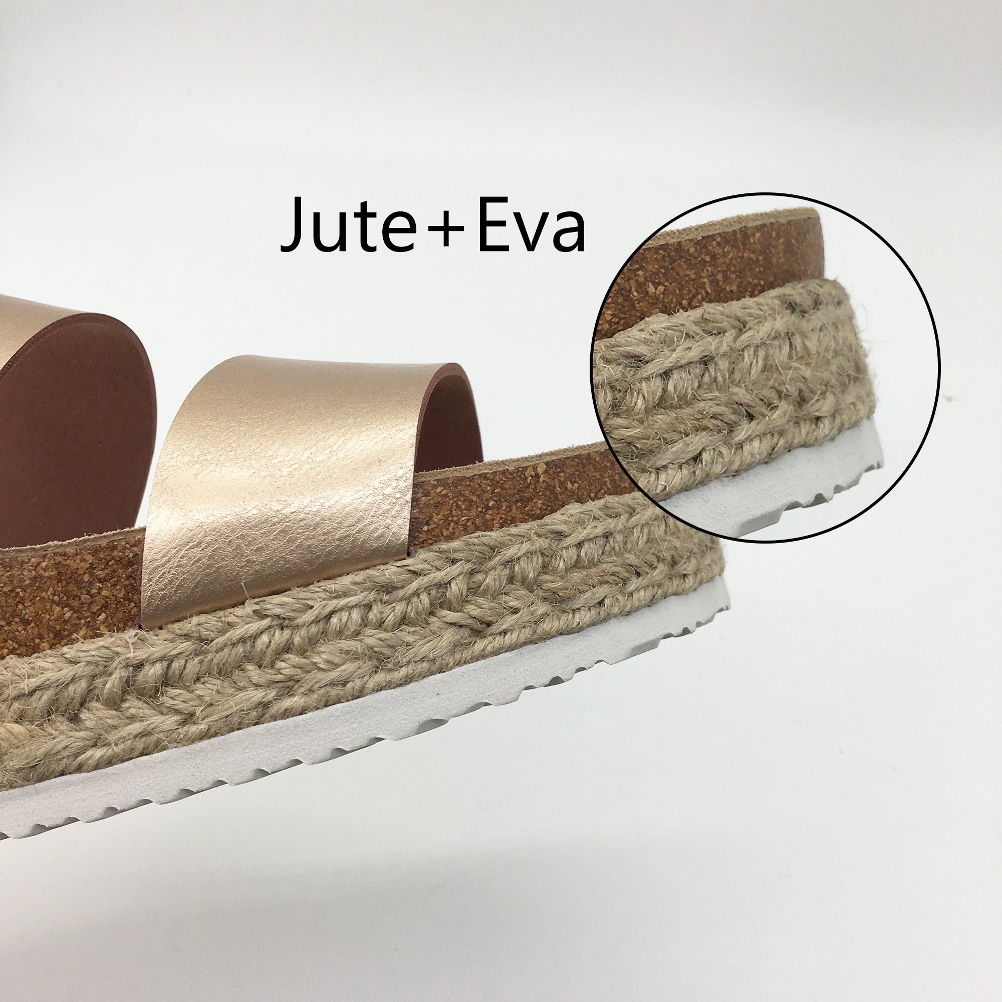 Custom Wedge Slide Slippers Women Shoes Ladies Sandals Customized Flat Cork Sole Outdoor Foot Wear Casual EVA PU