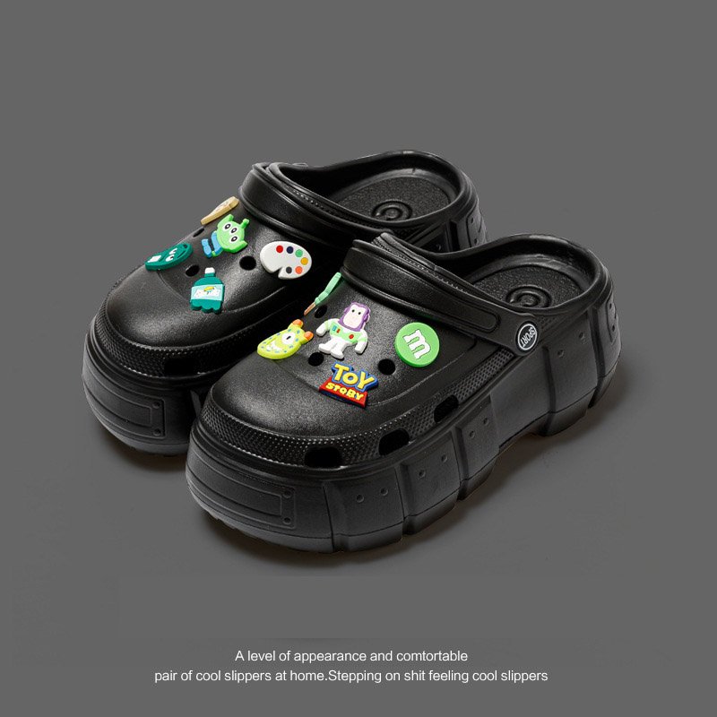 Decoration Sandals for Women Men Lightweight Cute Style Girls Boys Beach Slides Slippers EVA Customization with Cartoon Open Toe