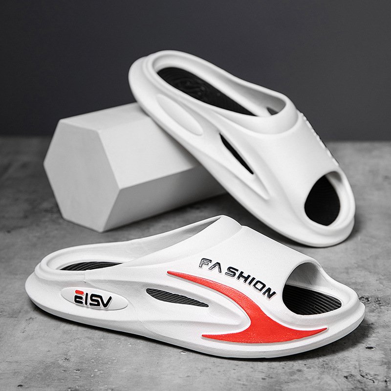 Wholesale New Design Summer Fashionable Men's Soft Anti-slip and Breathable Slides Slippers for Beach Walking Pool Shower Use