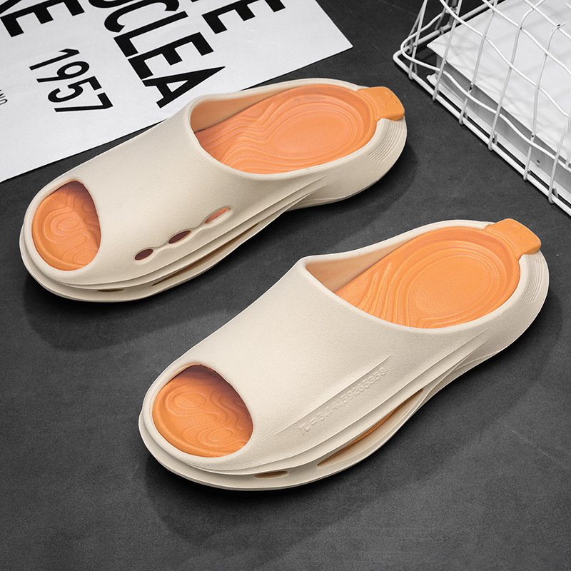 Factory Wholesale Summer New Style Cool Men's Anti-slip Eva Flat Beach Slides Slippers Breathable slipper Soft Shoes for Brands