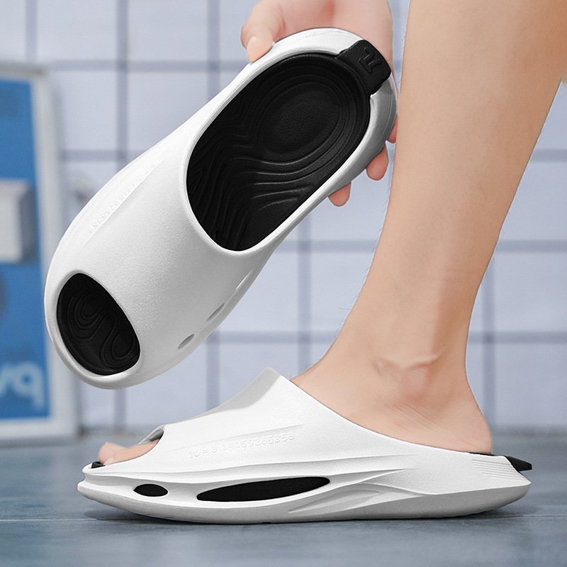 Factory Wholesale Summer New Style Cool Men's Anti-slip Eva Flat Beach Slides Slippers Breathable slipper Soft Shoes for Brands