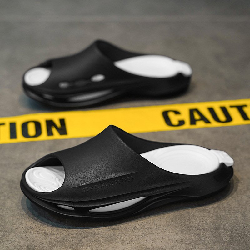 Factory Wholesale Summer New Style Cool Men's Anti-slip Eva Flat Beach Slides Slippers Breathable slipper Soft Shoes for Brands