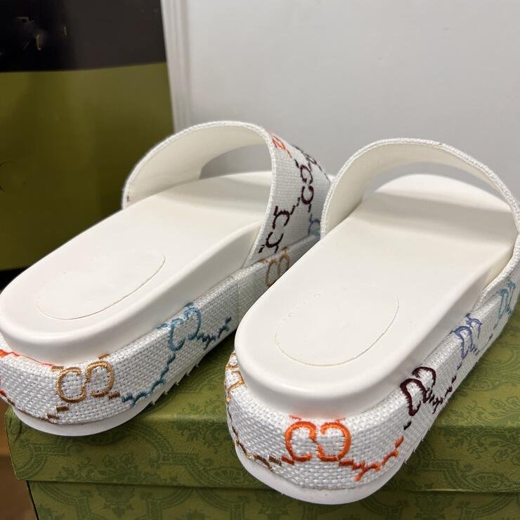 New STOCK height-increasing Cheap Lovely Slipper G Anti-Slip Lady Design Slides Slippers