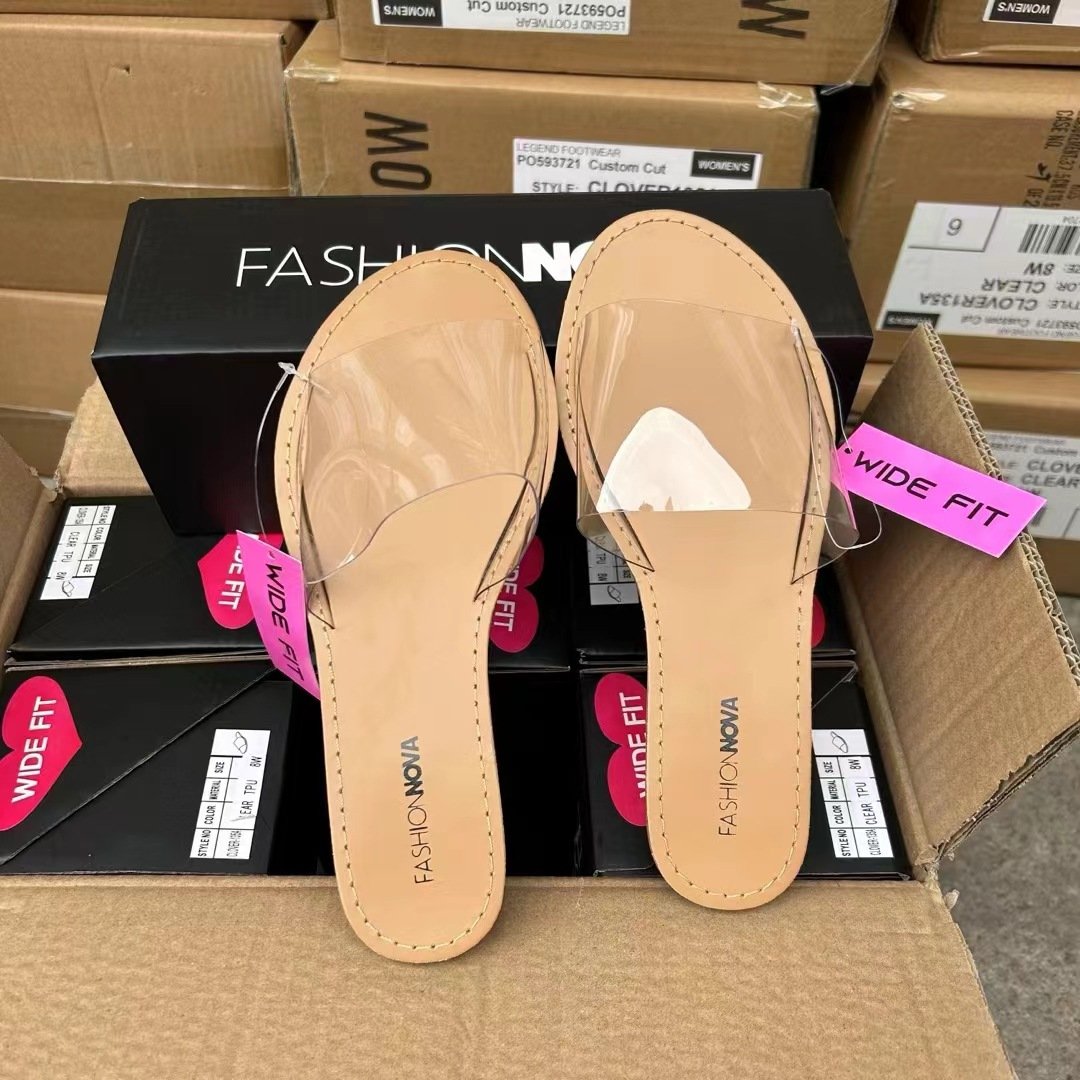 Splicing And Binding Design Flat Slipper 2024 New Casual Shoes Plus Size 36-41 Sandalias Women's Sandals Flat Slippers