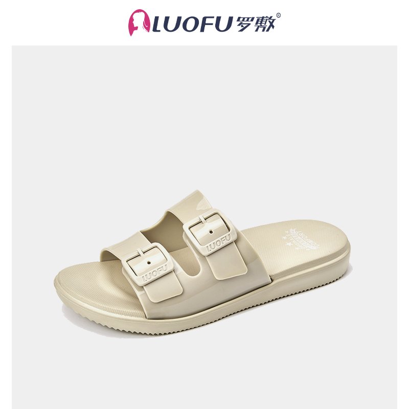LUOFU lady EVA Button waterproof non-slip deodorant women's slide slipper