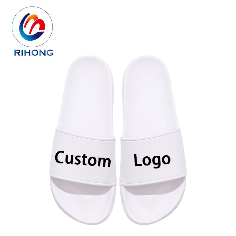 high quality manufacturer summer 2024 transparent strap logo custom waterproof sandal slide slippers for men
