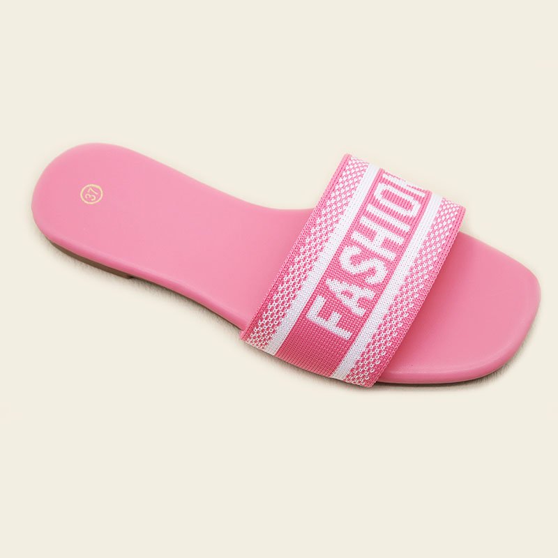 Wholesale high quality summer breathable lightweight women's flats Mauritius popular styles outdoor ladies open-toed slippers