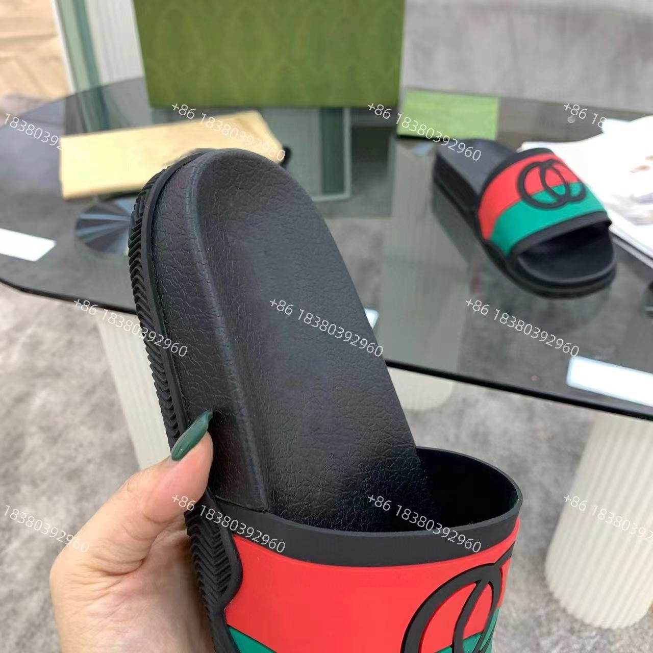 Latest Design PVC Wedge Men Slides Slippers Indoor Durable Fashion Luxury Brands Name slippers Sandals Women' Slippers 2024