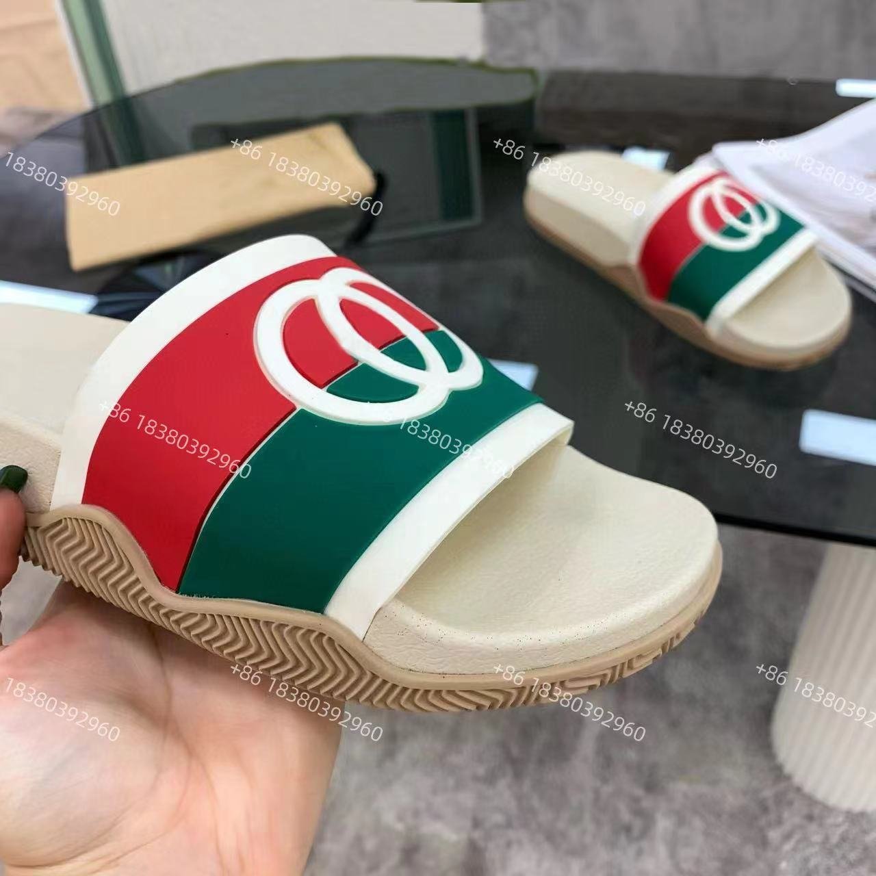 Latest Design PVC Wedge Men Slides Slippers Indoor Durable Fashion Luxury Brands Name slippers Sandals Women' Slippers 2024