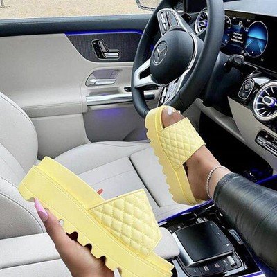 New Design Big Size Women Slides Sandal Summer Slides Slippers Women Platform Slippers