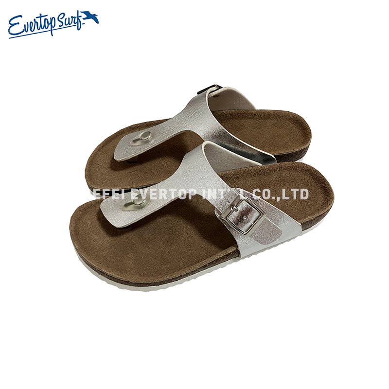 New style summer beach flat women's slippers flip-flops slippers home casual cork slides slippers