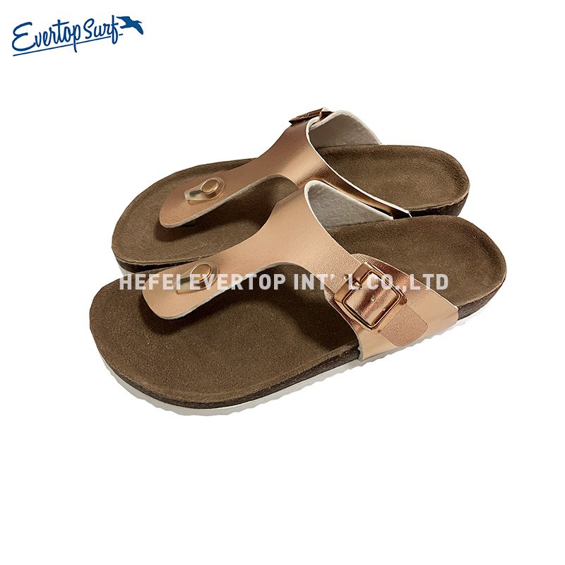 New style summer beach flat women's slippers flip-flops slippers home casual cork slides slippers